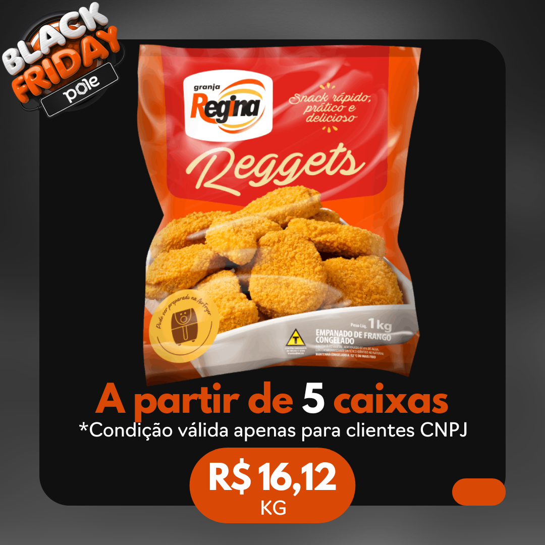 Empanado Reggets Cong 1kg - Granja Regina